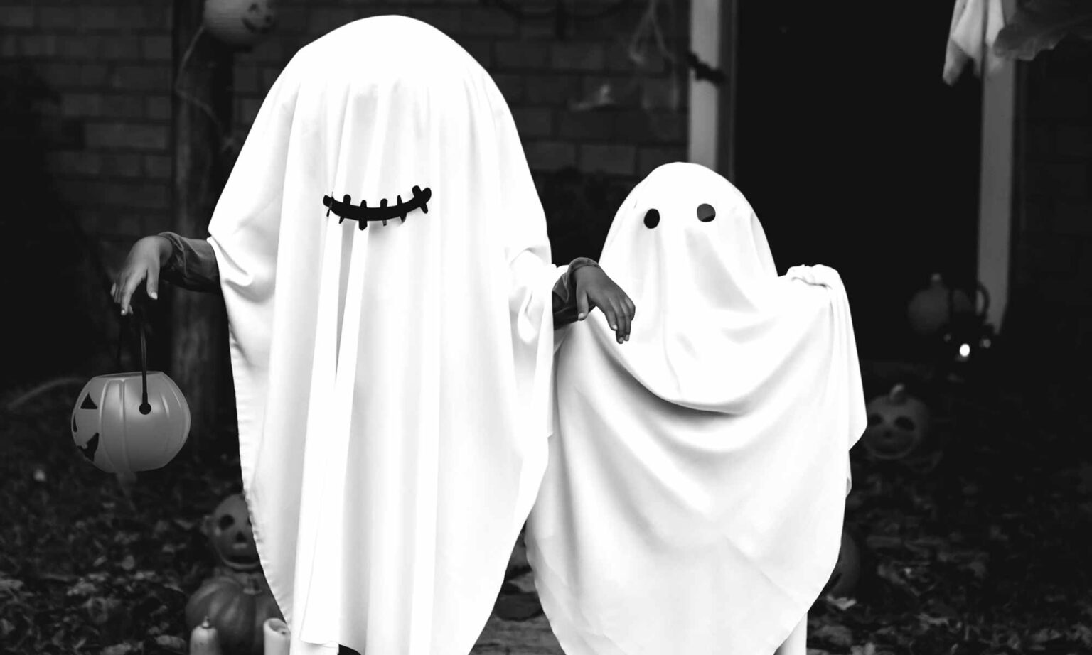 Ghosts or actually people in sheets